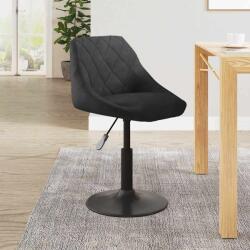 vidaXL Scaun de bar, negru, catifea GartenMobel Dekor (335313)