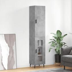 vidaXL Dulap înalt, gri beton, 34, 5x34x180 cm, lemn prelucrat GartenMobel Dekor (3199061) Comoda