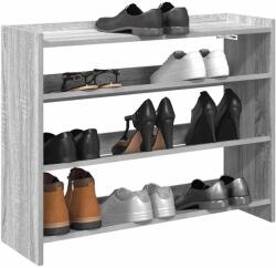 vidaXL Pantofar, gri sonoma, 80x25x61, 5 cm, lemn compozit GartenMobel Dekor (859919) Pantofar