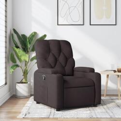 vidaXL Fotoliu rabatabil, maro închis, material textil GartenMobel Dekor (372484)