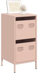 vidaXL Dulap, roz, 35x39x73, 5 cm, otel laminat la rece GartenMobel Dekor (851395) Comoda