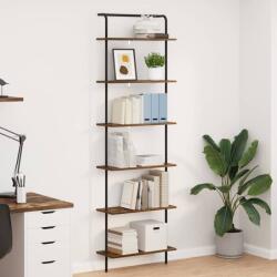 vidaXL Raft pentru carti Stejar fumuriu 60 x 24 x 203 cm Lemn compozit GartenMobel Dekor (879973) Biblioteca