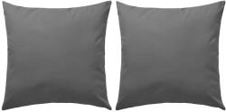 vidaXL Perne de exterior, 2 buc. , gri, 45 x 45 cm GartenMobel Dekor (132302)