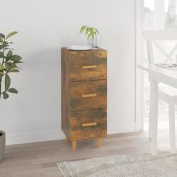 vidaXL Servanta, stejar fumuriu, 34, 5x34x90 cm, lemn compozit GartenMobel Dekor (817408) Comoda