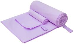 vidaXL Set de Prosoape Sport 2 pcs Violet tesatura GartenMobel Dekor (42011497) Prosop