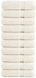 vidaXL Prosoape de dus premium SOLUND 10 buc. crem 70x140 cm 600 gsm GartenMobel Dekor (137478) Prosop
