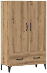 vidaXL Dulap înalt, Stejar artizanal, 70x31x115 cm, lemn compozit GartenMobel Dekor (856925) Comoda
