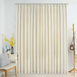 vidaXL Draperie opaca, crem, 290 x 245 cm, catifea, cu carlige GartenMobel Dekor (134519)
