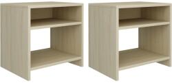 vidaXL Noptiere, 2 buc. , stejar sonoma, 40x30x40 cm, lemn prelucrat GartenMobel Dekor (800016)