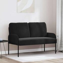 vidaXL Canapele cu perna 110cm Negru placaj GartenMobel Dekor (42023460) Canapea