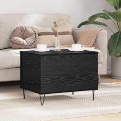vidaXL Masa de cafea Stejar Negru 60 x 44, 5 x 45 cm Lemn compozit GartenMobel Dekor (882671)