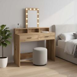 vidaXL Masa de Machiaj cu sertar Maro 100 x 41 x 140 cm Lemn compozit GartenMobel Dekor (865180)