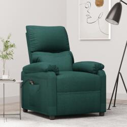 vidaXL Fotoliu rabatabil electric, verde închis, material textil GartenMobel Dekor (3098430)