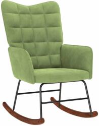 vidaXL Scaun balansoar, verde deschis, catifea GartenMobel Dekor (4016835) Balansoar