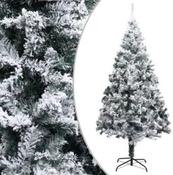 vidaXL Pom de Craciun artificial cu zapada, verde, 240 cm, PVC GartenMobel Dekor (320966)