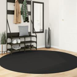 vidaXL Covor HUARTE, fir scurt, moale si lavabil, negru, Ø 200 cm GartenMobel Dekor (375126) Covor