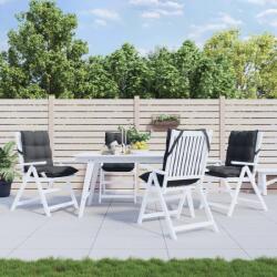 vidaXL Perne scaun cu spatar mic, 4 buc. , antracit, textil oxford GartenMobel Dekor (377672)