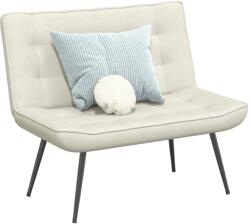 vidaXL Banca crema 110x74x84 cm catifea GartenMobel Dekor (4012345)