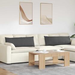 vidaXL Perne pentru canapea 2 pcs Gri închis 120 x 40 cm GartenMobel Dekor (42013818)