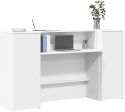 vidaXL Birou de receptie, alb, 180x50x103, 5 cm, lemn stratificat GartenMobel Dekor (3324205)