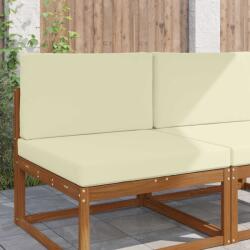 vidaXL Perna pentru canapea de exterior 2 pcs Crem Poliester GartenMobel Dekor (900831)