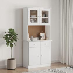 vidaXL Dulap înalt ALTA, alb, 77x35x165 cm, lemn masiv de pin GartenMobel Dekor (3187774) Comoda