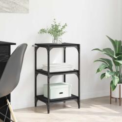 vidaXL Dulap pentru carti Stejar negru 40 x 33 x 70, 5 cm GartenMobel Dekor (881104) Biblioteca