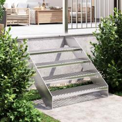 vidaXL Treapta tip gratar, 90x24x7 cm, otel galvanizat GartenMobel Dekor (155685) Covor