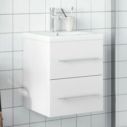 vidaXL Dulap pentru chiuveta de baie, lavoar încorporat, alb GartenMobel Dekor (3278755)
