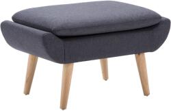 vidaXL Taburet, tapiterie din material textil, 73x43x42 cm, gri închis GartenMobel Dekor (246989)