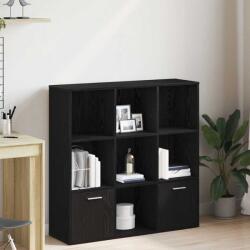 vidaXL Biblioteca, stejar negru, 98x29x97, 5 cm, lemn prelucrat GartenMobel Dekor (862471) Biblioteca