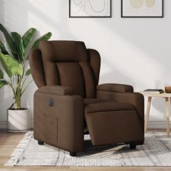 vidaXL Fotoliu rabatabil electric, maro, material textil GartenMobel Dekor (3204462)