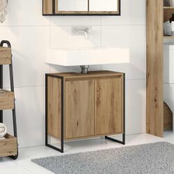 vidaXL Dulap de Baie Stejar artizanal 60 x 30 x 60 cm Lemn compozit GartenMobel Dekor (886491)
