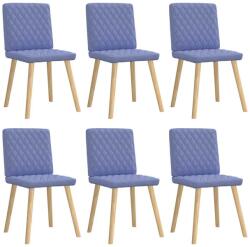 vidaXL Scaune de sufragerie 6 buc tesatura Jeans Blue GartenMobel Dekor (3315501)
