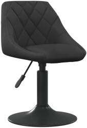 vidaXL Scaun de masa, negru, catifea GartenMobel Dekor (3088810)