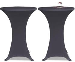 vidaXL Husa elastica pentru masa, 2 buc. , antracit, 70 cm GartenMobel Dekor (131429)