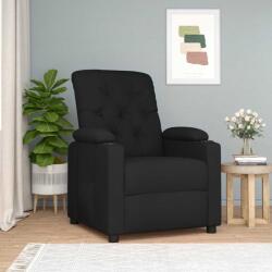 vidaXL Fotoliu rabatabil, negru, material textil GartenMobel Dekor (339104)