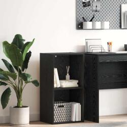 vidaXL Biblioteca Stejar negru 40 x 30 x 77 cm Lemn compozit GartenMobel Dekor (875013) Biblioteca