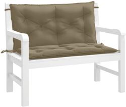vidaXL Perna banca de gradina 2buc melanj gri taupe 100x50x7 cm textil GartenMobel Dekor (4002594)