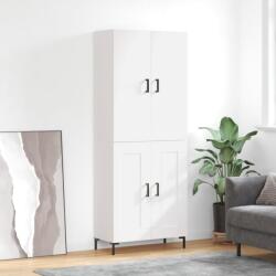 vidaXL Dulap înalt, alb, 69, 5x34x180 cm, lemn compozit GartenMobel Dekor (3195787) Comoda
