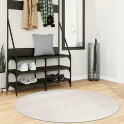 vidaXL Covor "IZA" aspect scandinav, cu fire scurte, crem, Ø 120 cm GartenMobel Dekor (375447) Covor