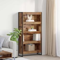 vidaXL Dulap pentru carti 2 pcs Lemn Vechi 80 x 30 x 155 cm GartenMobel Dekor (3403008) Biblioteca