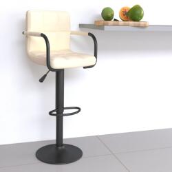 vidaXL Scaun de bar, crem, material textil GartenMobel Dekor (334627)