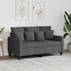 vidaXL Canapea cu 2 locuri, gri închis, 120 cm, material textil GartenMobel Dekor (359260) Canapea