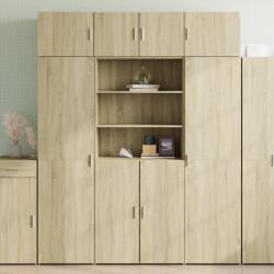 vidaXL Dulap înalt, stejar sonoma, 80x42, 5x185 cm, lemn prelucrat GartenMobel Dekor (3281380) Comoda