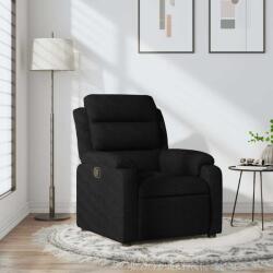 vidaXL Fotoliu rabatabil, negru, material textil GartenMobel Dekor (373464)