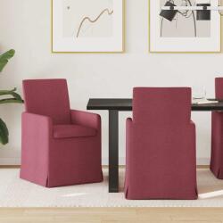 vidaXL Scaune de dining 2 pcs bordo 57 x 67 x 95 cm tesatura GartenMobel Dekor (42017906)