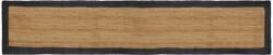 vidaXL Covor de zona din iuta gri închis 80x400 cm, handmade, pentru interior (42010688) Covor