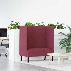vidaXL Canapea cu spatar înalt 101cm bordo tesatura GartenMobel Dekor (42010835) Canapea