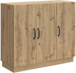 vidaXL Bufet Stejar Artizanal 89 x 34, 5 x 77 cm Lemn prelucrat GartenMobel Dekor (895344) Comoda